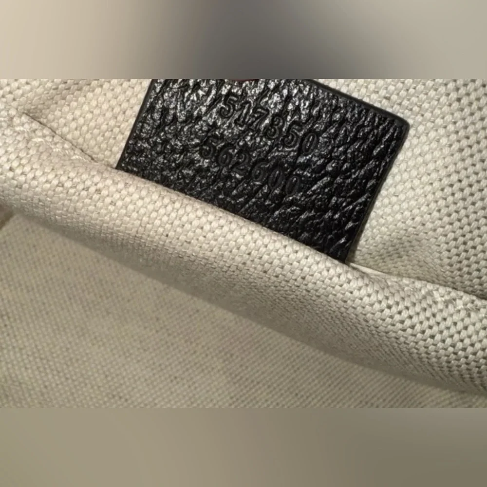 SOLD Gucci Jacquard Black Denim GG Monogram Textured Calfskin Mini Ophidia Bag - Picture 5 of 8